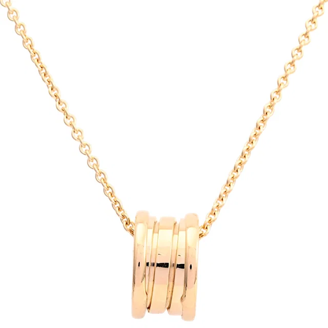 Bvlgari 18K B-zero1 Necklace Yellow Gold in Yellow from VINTAGE QOO TOKYO