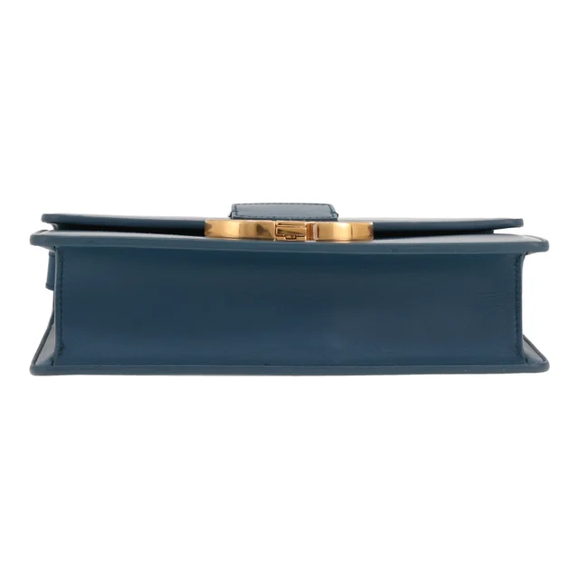 Dior 30 Montaigne handbag in blue leather in Blue Leather from Collector Square, photo 3 of 4
