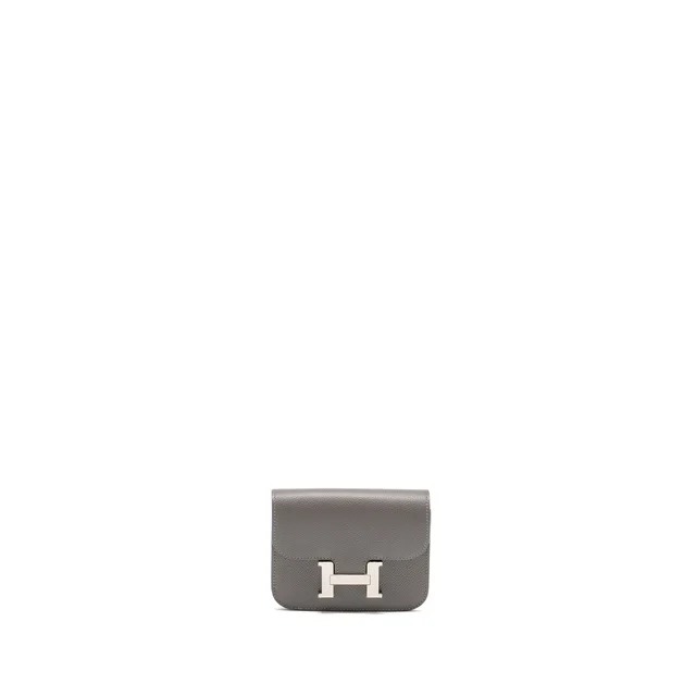 Hermès Constance Slim Epsom Gris Myer SHW Stamp U in Grey Epsom leather from EMIER