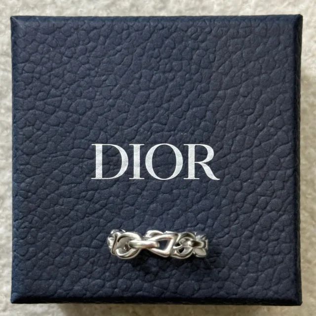 Dior Mens ring Sz M in Silver from Revivre