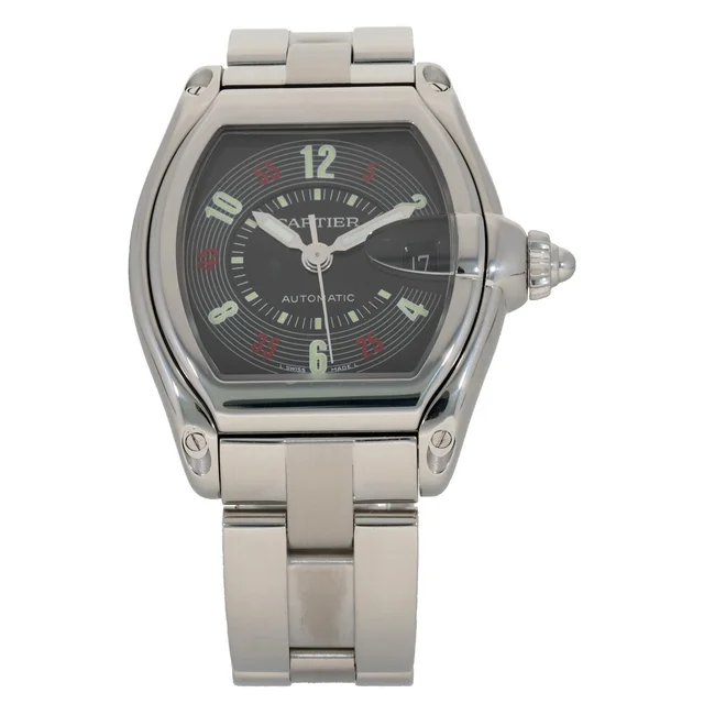 Cartier Roadster W62002V3 38mm Stainless Steel Watch from H&T