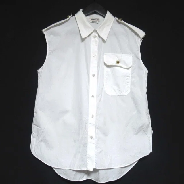 Alexander McQueen Sleeveless Shirt from LuxUness