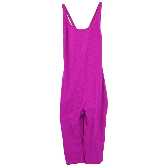 Chanel 1997 Jumpsuit Purple 97P #40 in Purple Nylon from AMORE Vintage Tokyo