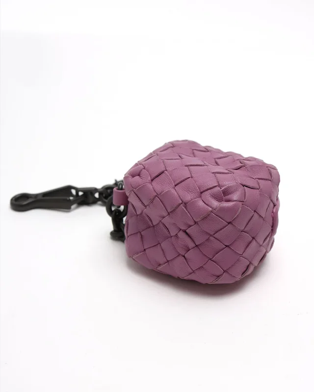 Bottega Veneta Intrecciato Pouch Bag Charm in Woven leather from A Retro Tale, photo 4 of 6