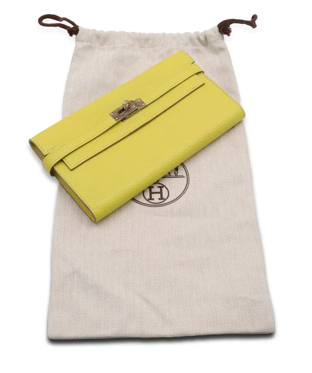 Hermès Kelly Classique To Go Wallet Yellow in Yellow from Luxury Promise, photo 14 of 14