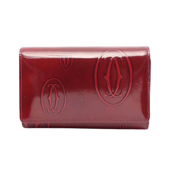 Cartier Happy Birthday Patent Leather Wallet in Patent leather from LuxUness