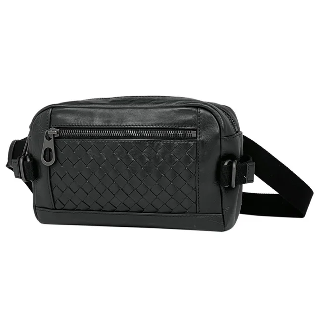 Bottega Veneta Intrecciato Waist Bag Body Bum Crossbody Belt Leather Black in black Woven leather from Poshmark