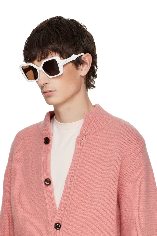 Marni White RETROSUPERFUTURE Edition Nimrela Sunglasses, photo 4 of 4 from SSENSE
