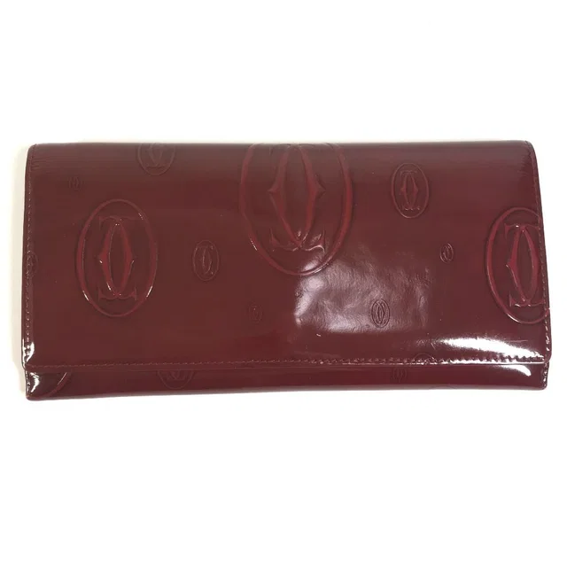 Cartier Wallet Happy Birthday Logo Patent Leather in Patent leather from The Reluxe