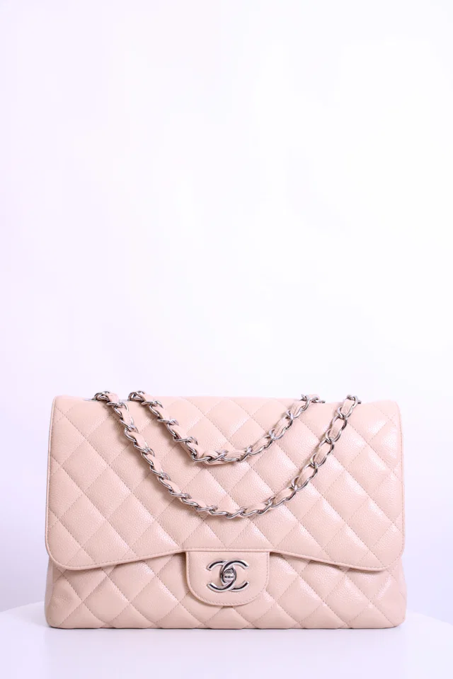 Nude Chanel Jumbo Classic Flap from Luxury Promise