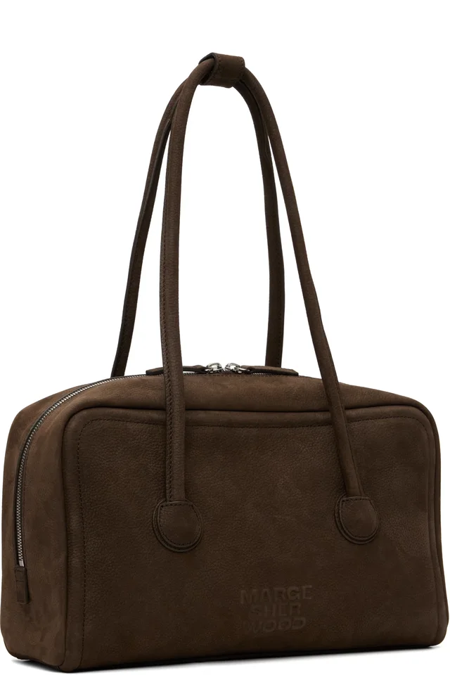 MARGESHERWOOD Brown Soft Boston Bag, photo 2 of 4 from SSENSE