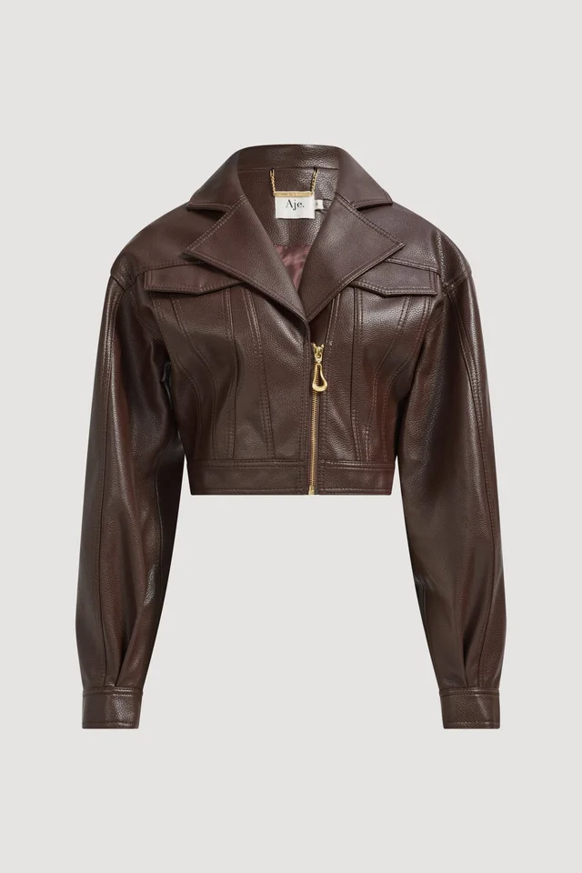 AJE Brodie Jacket in Brown from Aje, photo 1 of 1