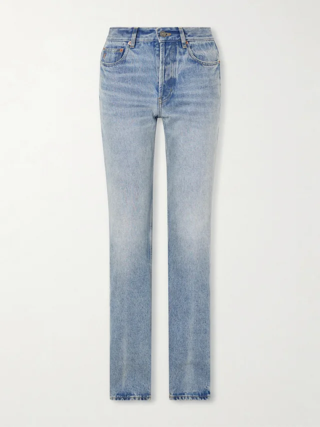Saint Laurent nico low-rise straight jeans, photo 7 of 9 from SENSER