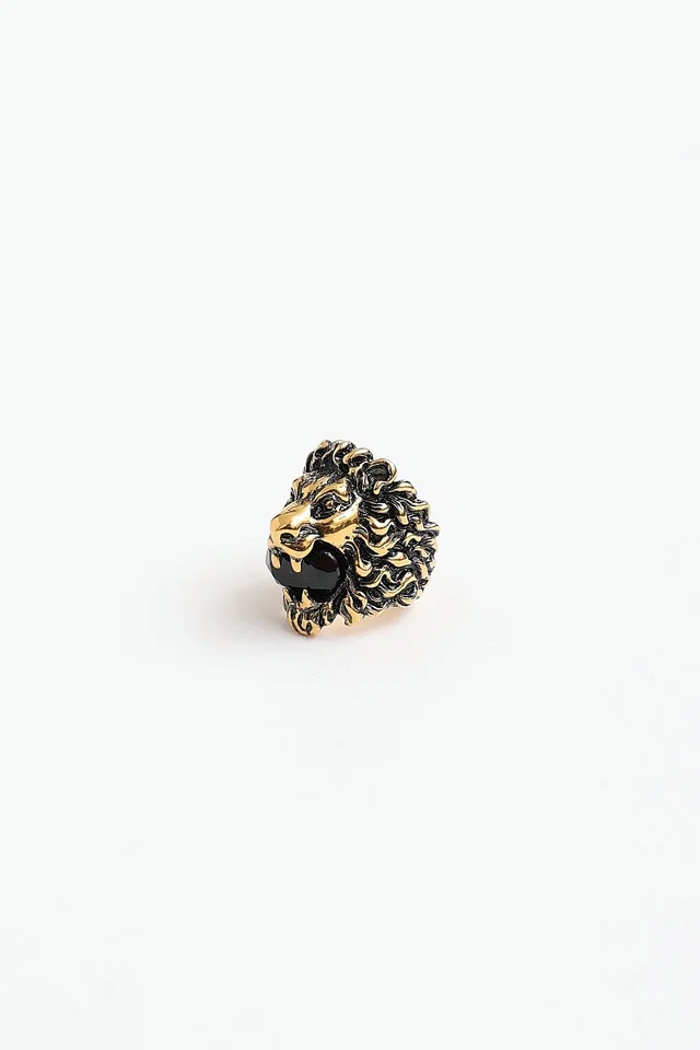 Gucci Crystal Head Ring from VSP Consignment