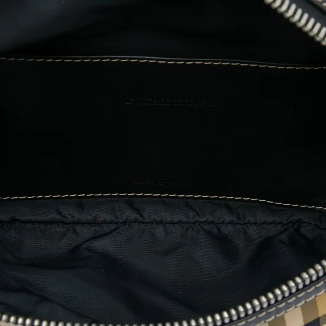 Beige Burberry Medium House Check Nylon Sonny Belt Bag in Beige Nylon from Designer Revival, photo 4 of 5