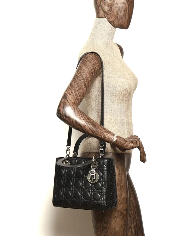 Medium Lady Dior Bag in Leather from A Retro Tale, photo 7 of 8
