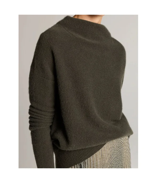 Vince Plush Cashmere Funnel-Neck Sweater, photo 2 of 4 from SENSER