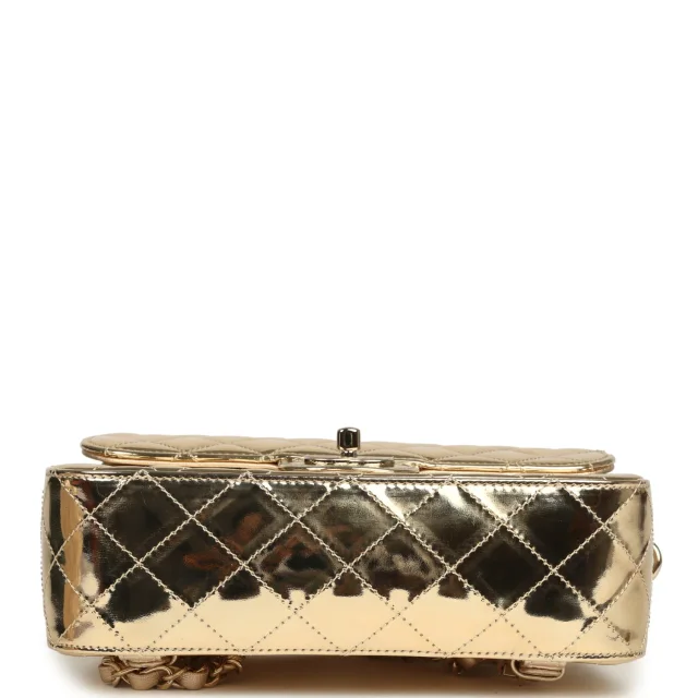 Chanel "Hollywood Boulevard" Backpack in Gold Calfskin from Madison Avenue Couture, photo 6 of 12