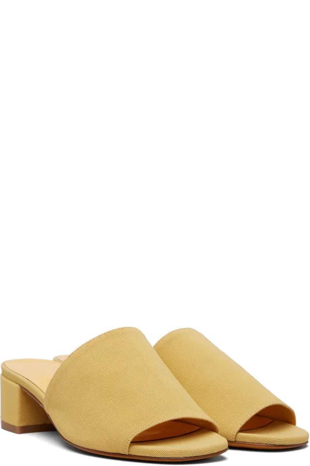 Maryam Nassir Zadeh Yellow Sophie Heeled Sandals, photo 4 of 5 from SSENSE