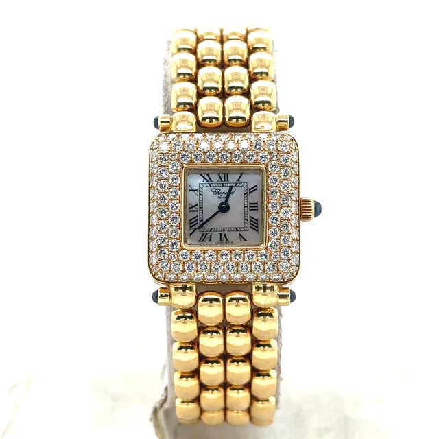 Chopard Les Classiques Quartz Diamond White Dial Ladies Watch 10/6115-23 in yellow|blue|gold|white from Jomashop.com