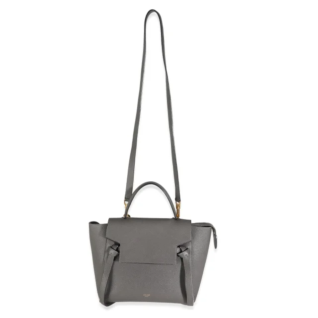 Celine Micro Belt Bag in Grey Leather from Season 2 Consign, photo 8 of 8