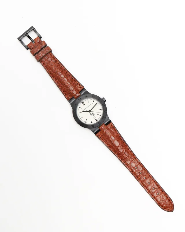Bvlgari Diagono 27mm Ref LC29S Hong Kong 1997 Full Set Watch in Crocodile from A Retro Tale, photo 4 of 8