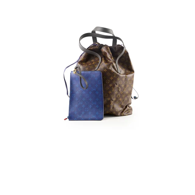 Louis Vuitton Monogram Pacific Cabas Light Tote & Navy Clutch in Navy Canvas from The Purse Affair