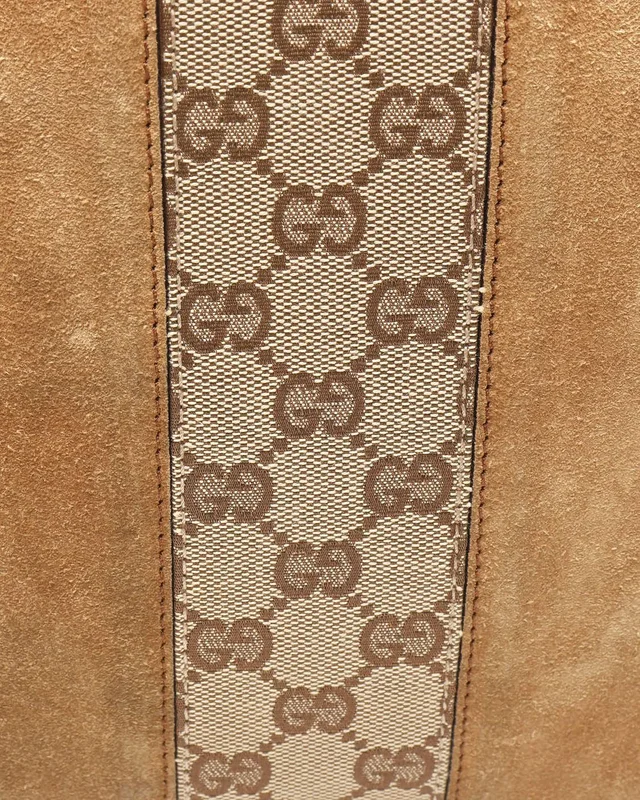 Gucci GG Suede Tote Bag in Suede from A Retro Tale, photo 6 of 11