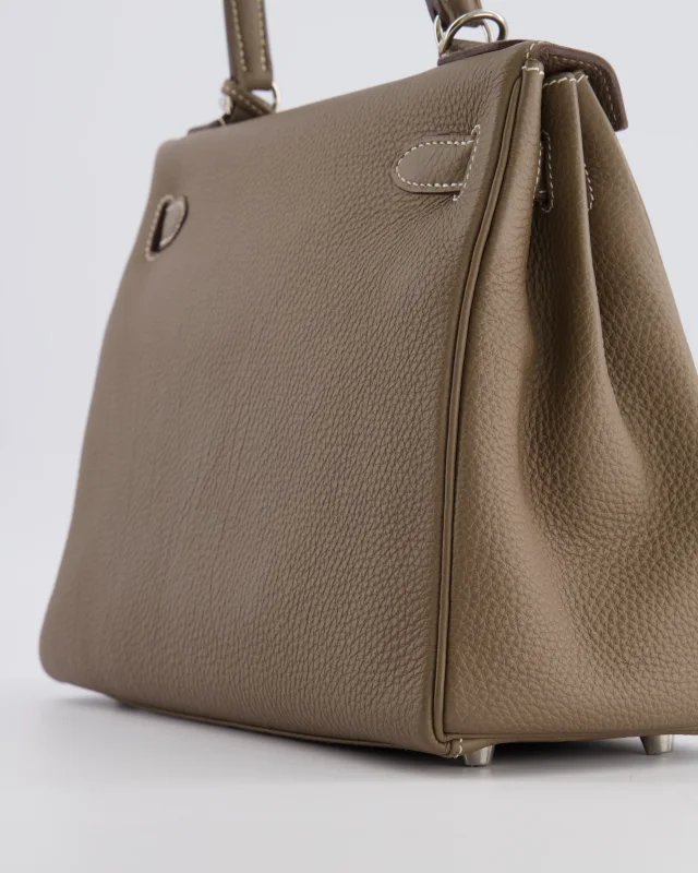 Hermès Kelly 28 Retourne Bag in Taupe Togo leather from Sellier, photo 15 of 23