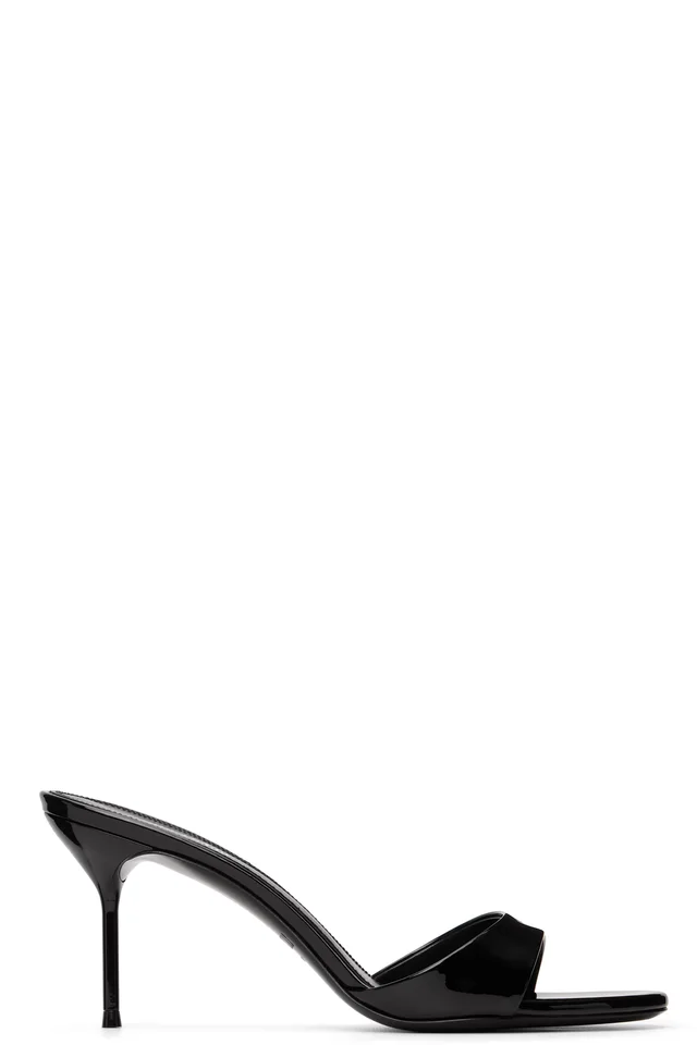 Paris Texas Black Lidia 70 Patent Leather Heeled Sandals from SSENSE, photo 1 of 1