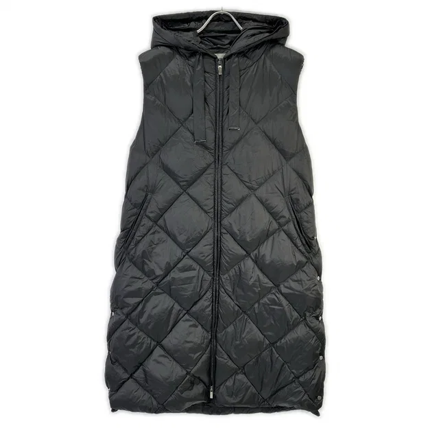 Max Mara the Cube Black Nylon Down Vest 36 in Black Nylon from The Reluxe