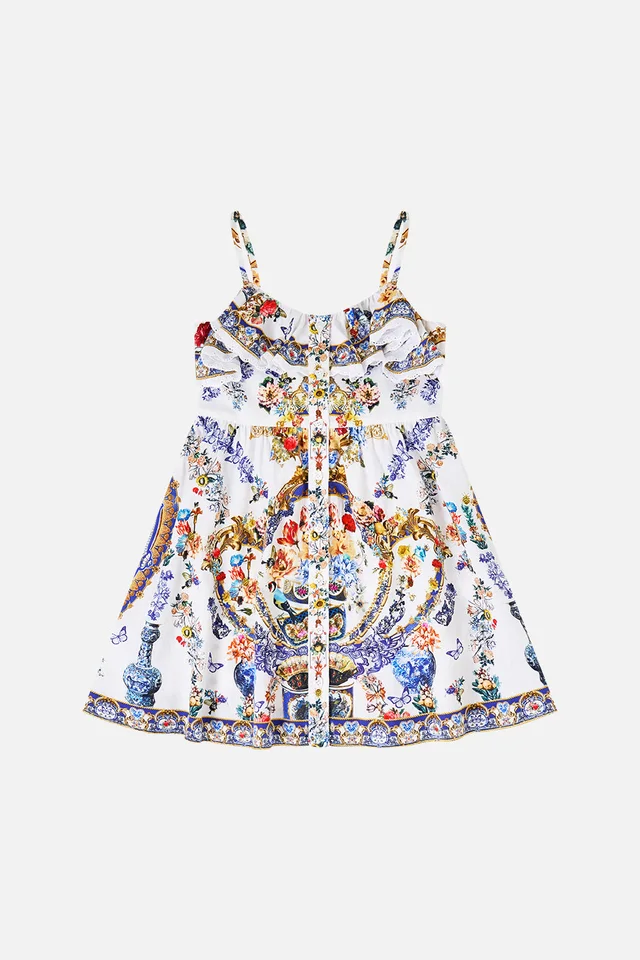 Camilla eBoutique KIDS STRAPPY BUTTON THROUGH MINI DRESS WITH BOW THE POTTERY PARLOUR from CAMILLA, photo 1 of 1