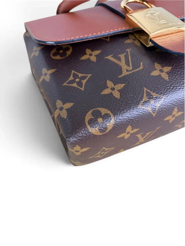 Louis Vuitton Cognac Leather Monogram Locky BB in Brown Leather from Season 2 Consign, photo 7 of 9