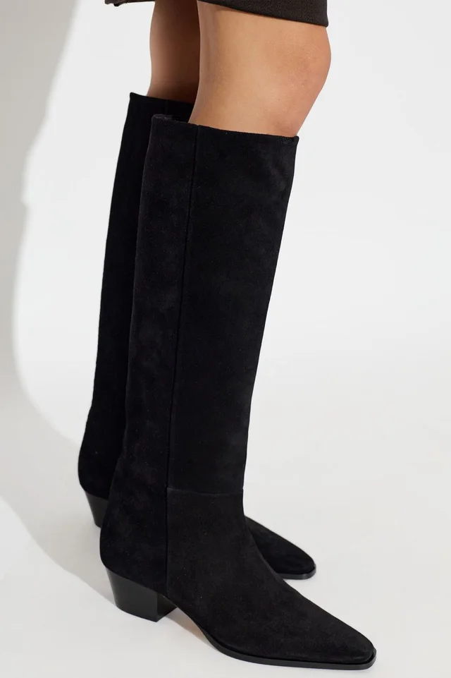 Aeyde Medea Mid-Heel Knee-High Boots, photo 5 of 6 from SENSER