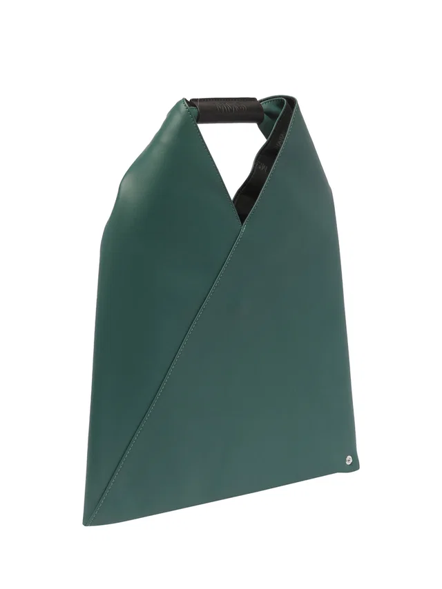 Maison Margiela Mm6 Japanese Tote Bag — Green Polyester in Green Leather from HEWI