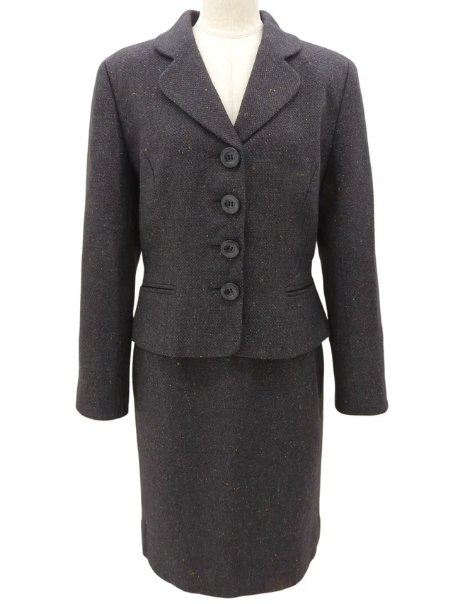 Dior Wool Color Nep Setup #11 Grey in Grey Wool from VINTAGE QOO TOKYO