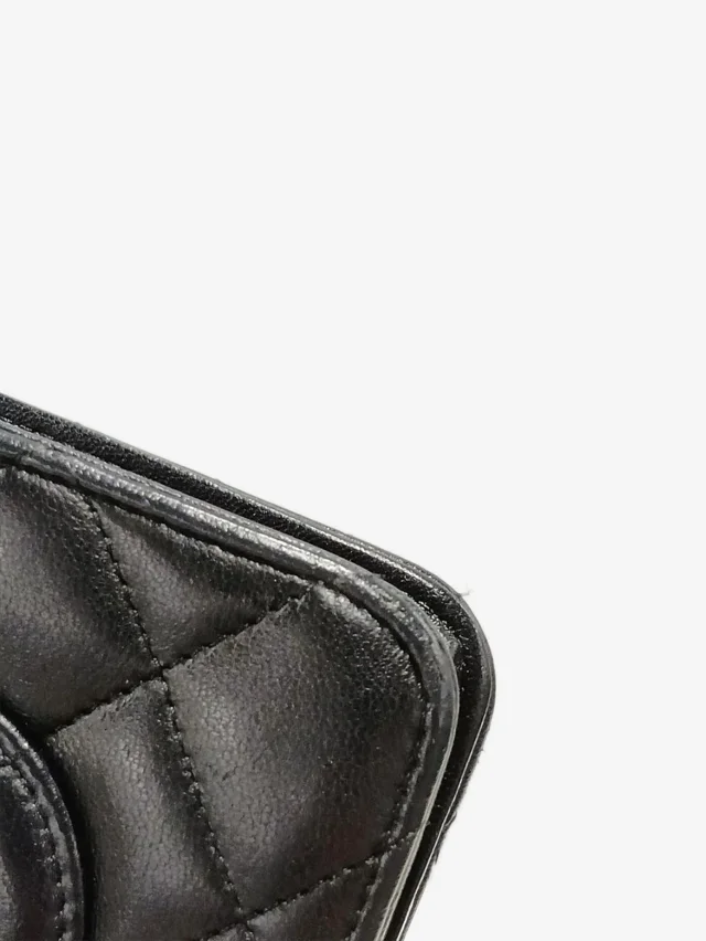 Chanel Black 2013 lambskin quilted Wallet on Chain in Black Lambskin from Sign of the Times, photo 13 of 16