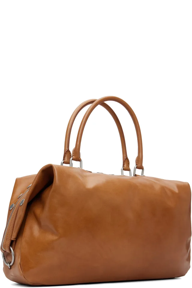 MARGESHERWOOD Brown Dumpling Stud Bag, photo 2 of 4 from SSENSE