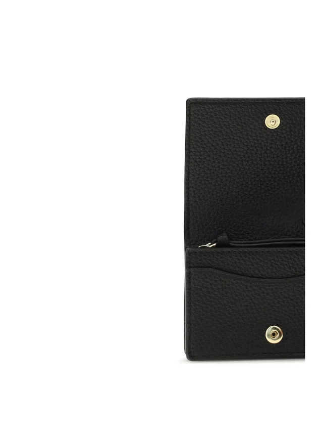 GANNI Bou Card Holder — Black Wallet in Black Caviar leather from HEWI, photo 2 of 2