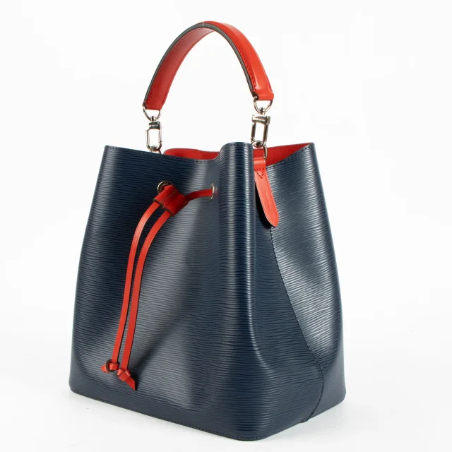 Louis Vuitton Indigo/Coquelicot Epi NeoNoe MM Bag in Leather from Labellov, photo 3 of 8