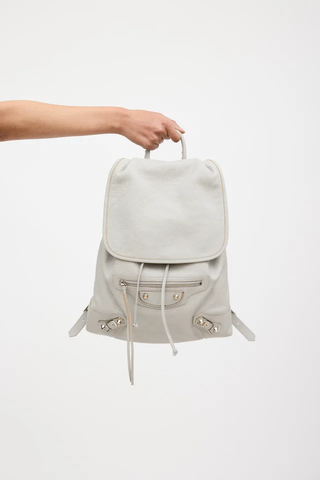 Balenciaga 2016 Metallic Edge Backpack in Leather from VSP Consignment
