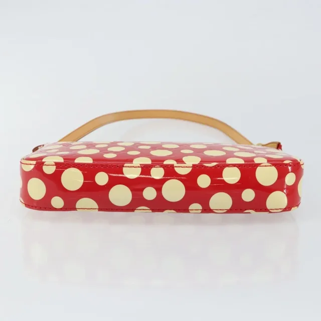 Louis Vuitton Pochette Accessoires Yayoi Kusama Painted Dots Monogram Vernis Red Patent_leather Bag in Red Patent leather from HEWI, photo 17 of 23