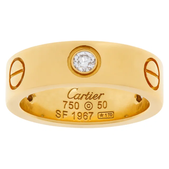 Cartier Love Ring in Yellow Yellow Gold from Gray And Sons