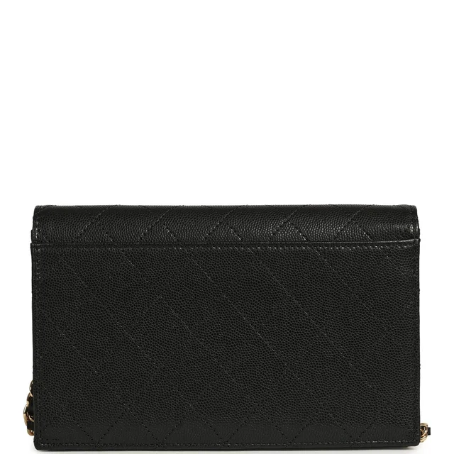 Chanel "Neo Filigree" Wallet on Chain WOC Black Grained Calfskin Gold Hardware in Black Caviar leather from Madison Avenue Couture, photo 3 of 9