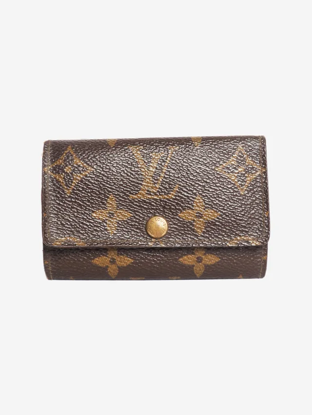 Louis Vuitton Brown vintage Monogram keyholder wallet in Brown Leather from Sign of the Times