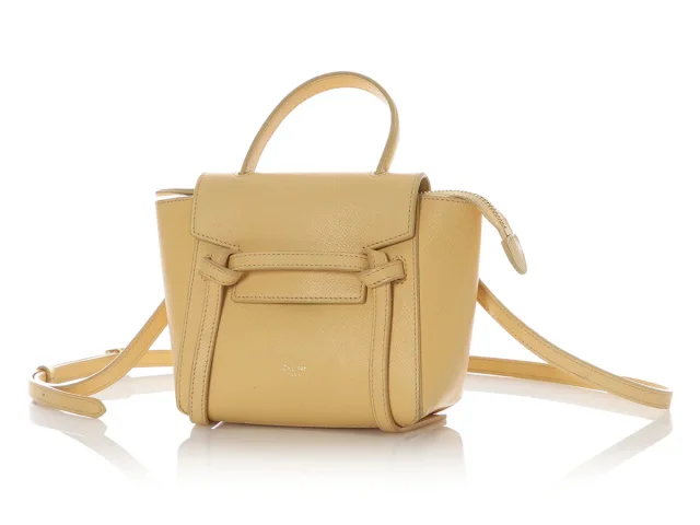 Celine Yellow Pico Belt Bag in Yellow Suede from Ann's Fabulous Finds, photo 2 of 9
