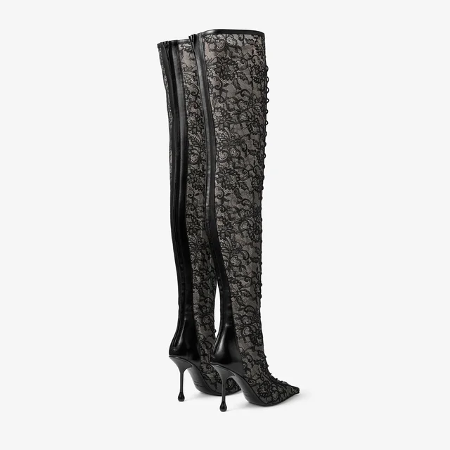 Jimmy Choo Scarlett 95 over-the-knee boots, photo 3 of 5 from SENSER