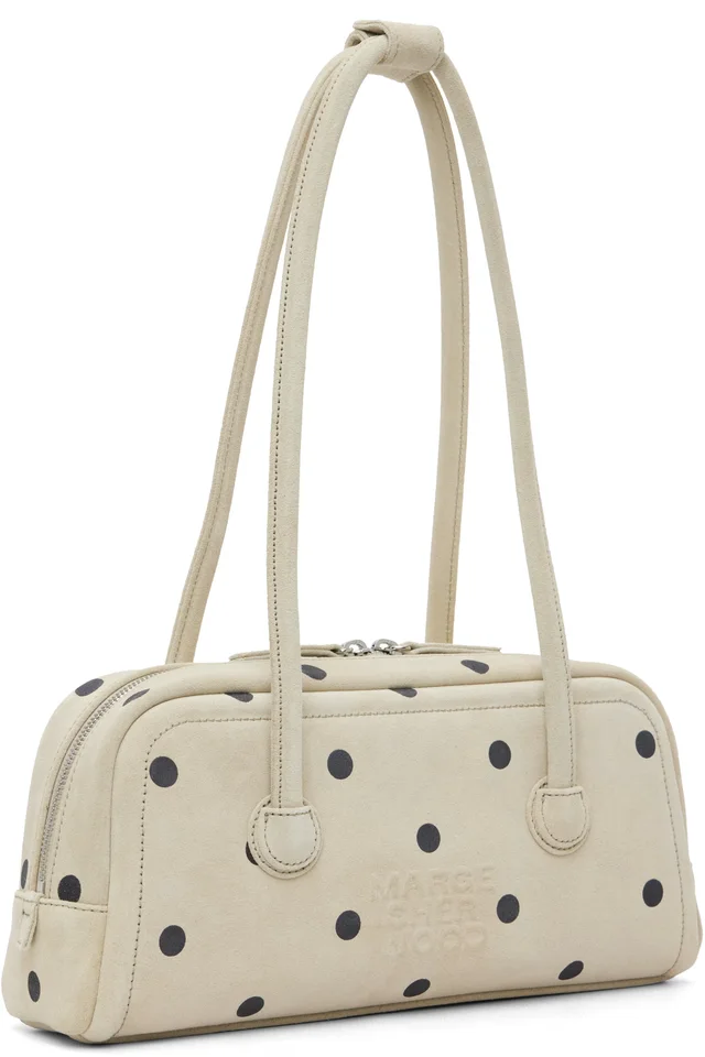 MARGESHERWOOD Off-White Soft Boston EW Bag, photo 2 of 4 from SSENSE