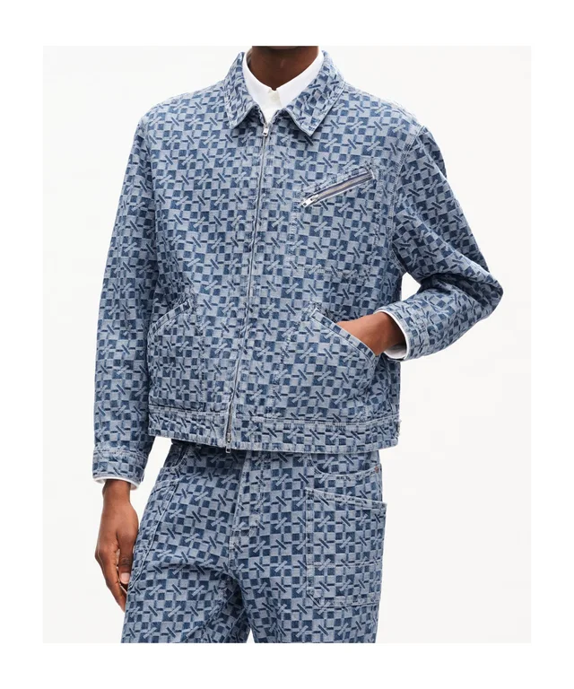 Kenzo 'Kenzogram' utility jacket in japanese denim, photo 3 of 7 from SENSER