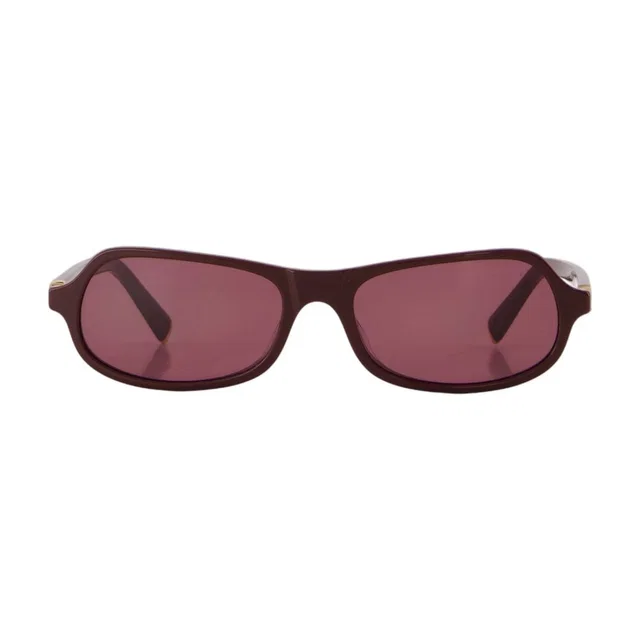 Miu Miu 0mub10su-26l20y55 Acetate Sunglasses — Burgundy in Burgundy from HEWI